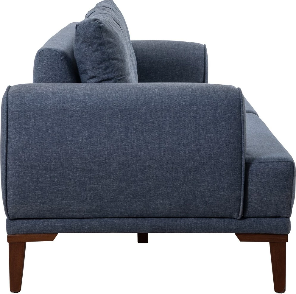 Set divanësh Atelier del Sofa, Vina, ngjyrë kaltër e errët, dru arre