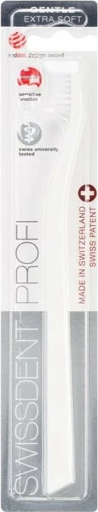 Furçë dhëmbësh Swissdent Profi Gentle Extra Soft white 1 copë