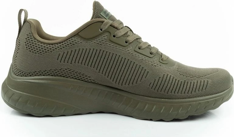 Atlete meshkujsh Skechers Bobs Squad Chaos, light olive