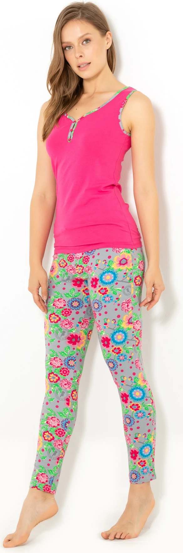 Set pizhamash për gra, Jumeon, 002-000224, fuchsia