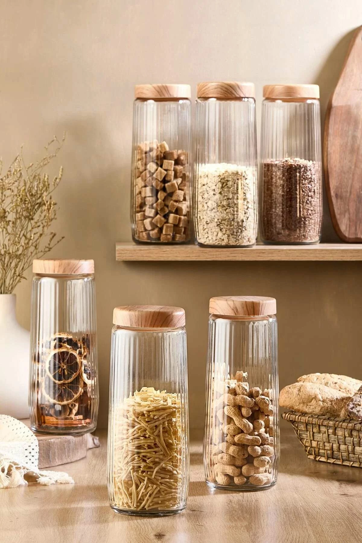 Set kuti qelqi për ruajtje (6 copë), Hermia Concept, MCH09906