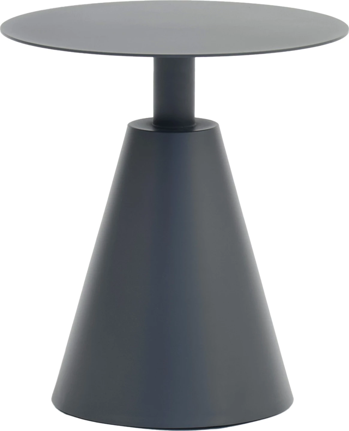 Tavolinë anësore e rrumbullakët për jashtë, SERA, FH6270.01, alumin, ngjyrë gri, Φ50x56Hcm