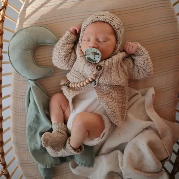 Biberon FRIGG Moon Phase, 0-6 muaj, 2 copë, e bardhë/e gjelbër