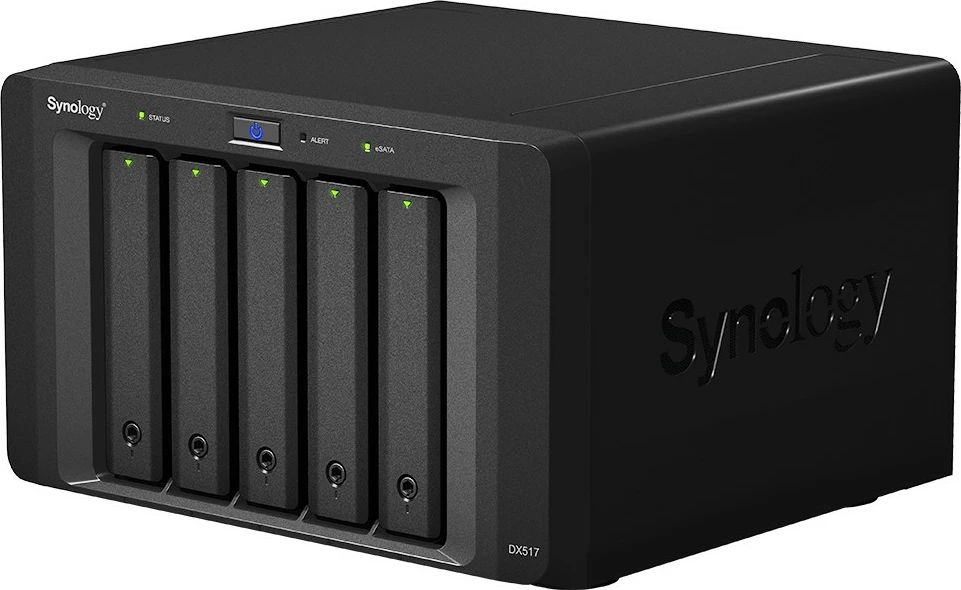 Njësi zgjerimi Synology DX517, Desktop, 80 TB, e zezë