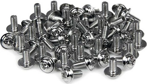 Vida për Kasë StarTech M3 x 1/4", 50 copë, argjendtë