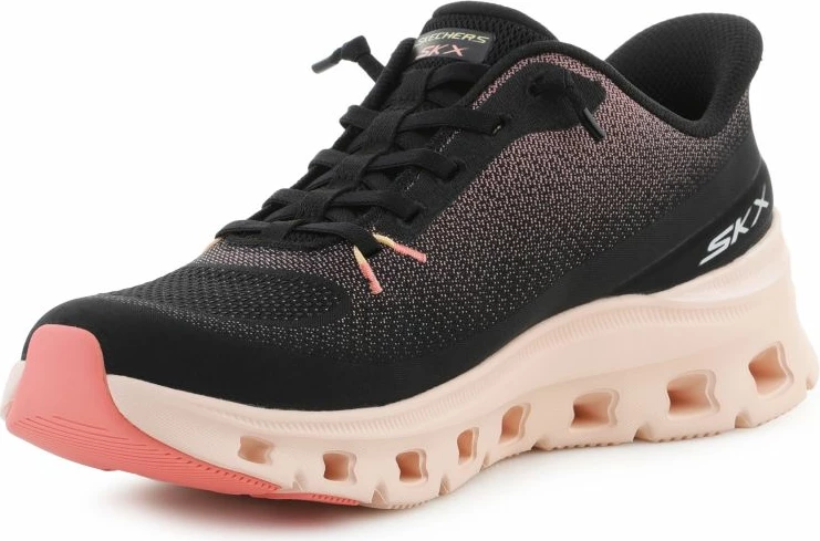 Atlete Skechers Slip-ins Arch Fit Glide-Step Pro 150730-BKCL, të zeza/koral