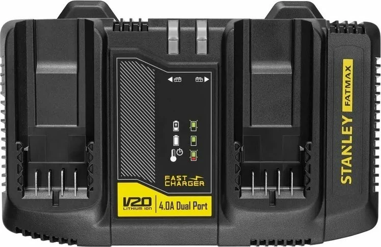 Karikues baterish Stanley FATMAX V20 SFMCB24, 20V, dual port, e zezë/verdhë