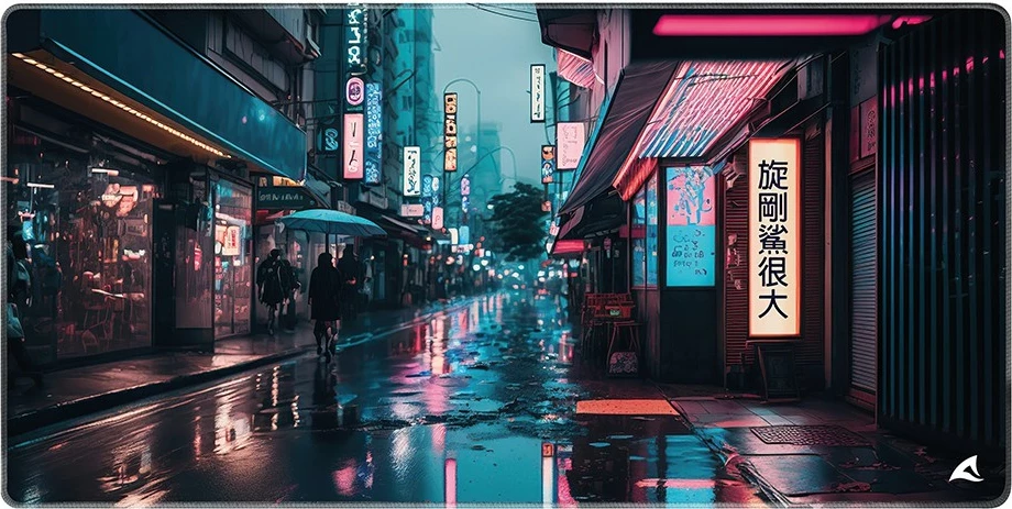 Mauspad Sharkoon SKILLER SGP40, Multicolour, 1000x500 mm, Bazë gome, Sipërfaqe tekstili