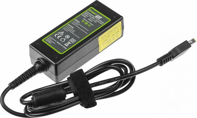 Adapter rryme për laptop Green Cell PRO 20V 2.25A 45W, për Lenovo, i zi