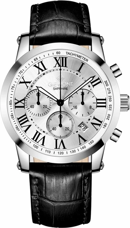 Orë dore për meshkuj Giewont GW6260-A1, argjend