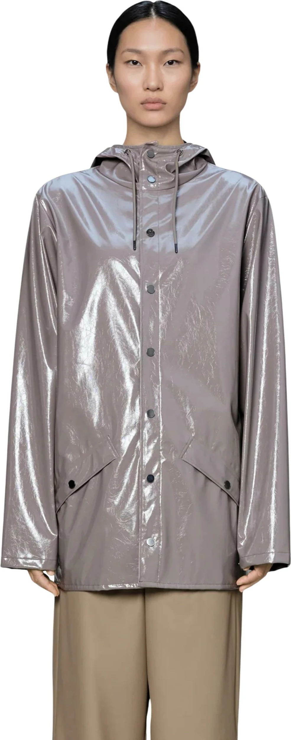 Jakne shiu për meshkuj Rains Jacket W3 12010, vjollcë/taupe