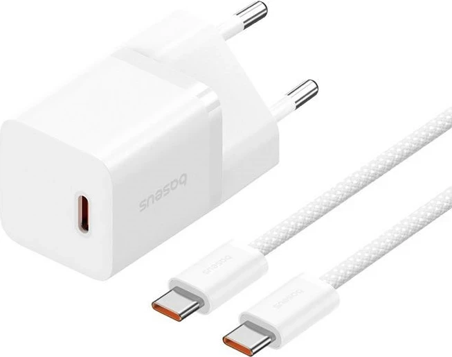 Karikues Baseus P10110902213-01 USB-C GaN5 mini 30W, Bardhë