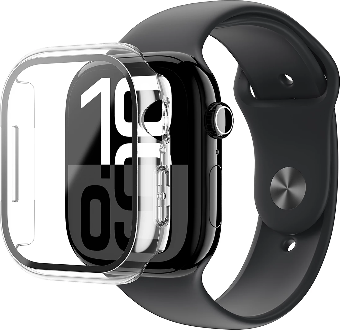 Mbështjellës AmazingThing Radix Glass për Apple Watch 42mm, Transparent