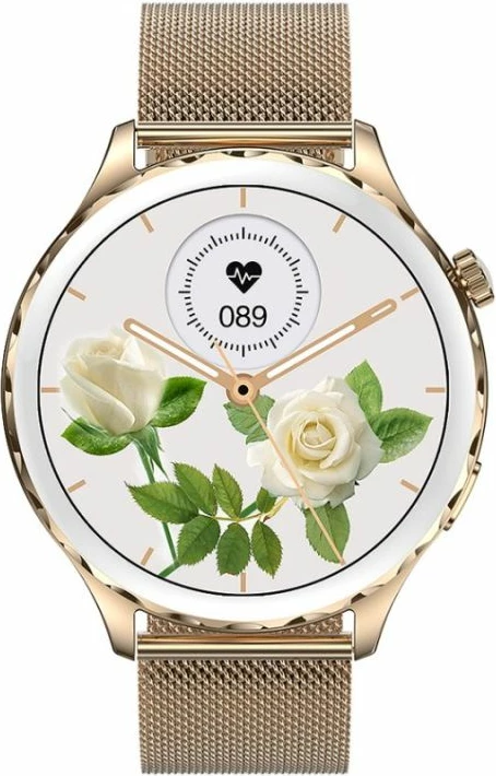 Smartwatch për femra Rubicon, rozë