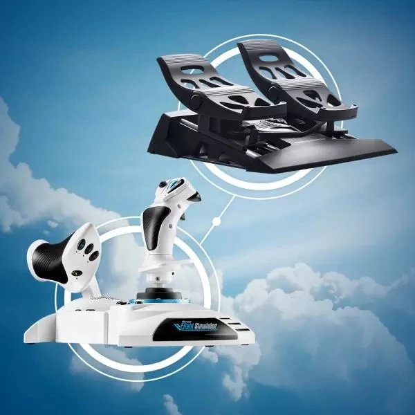 Kontroller fluturimi (HOTAS) Thrustmaster T.Flight Hotas One MSFS Special Edition, për Xbox Series X|S & PC, i bardhë