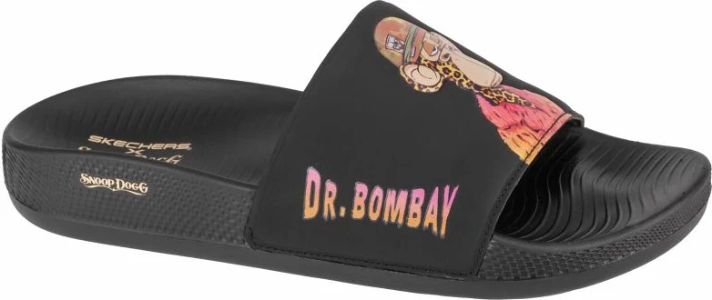 Slide Skechers për meshkuj, të zeza