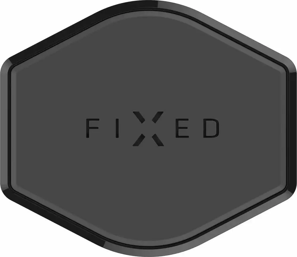 Mbajtës telefoni magnetik Fixed Icon Air Vent, për grilë ajrimi, i zi, set me 2 pllaka metalike