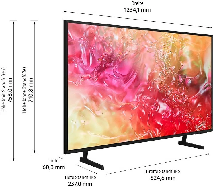 Smart TV Samsung GU55DU7199U 55 inç, Crystal UHD, Wi-Fi, i zi