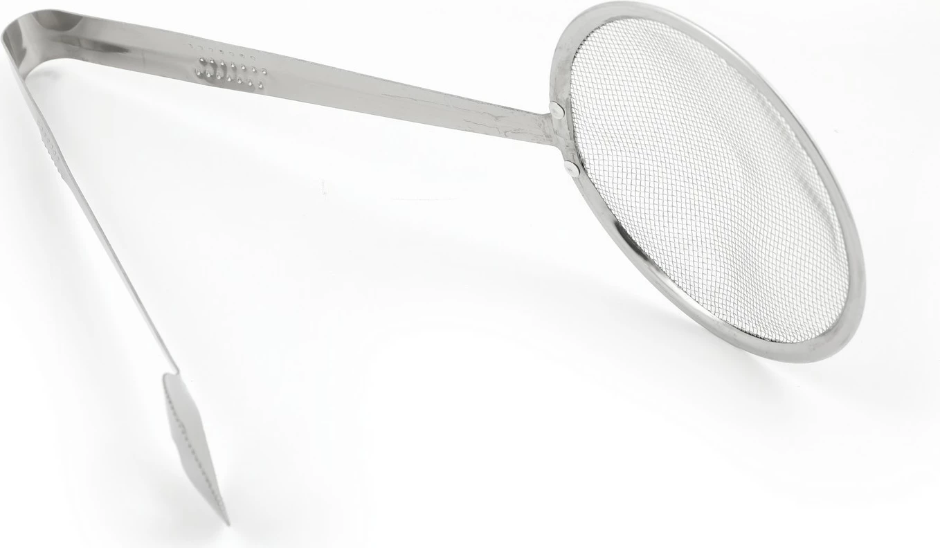 Pincë kuzhine çeliku, me sitë, Hermia, Mit-1707-17, 29cm