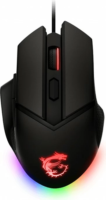 Maus gaming MSI CLUTCH GM20 ELITE, 6400 DPI, 6 butona, RGB, i zi