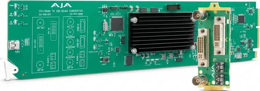 Kartë konvertimi video AJA OG-ROI-SDI, openGear, SDI/DVI