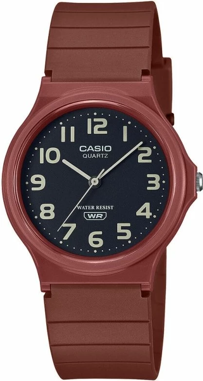 Orë dore femra Casio, burgundy