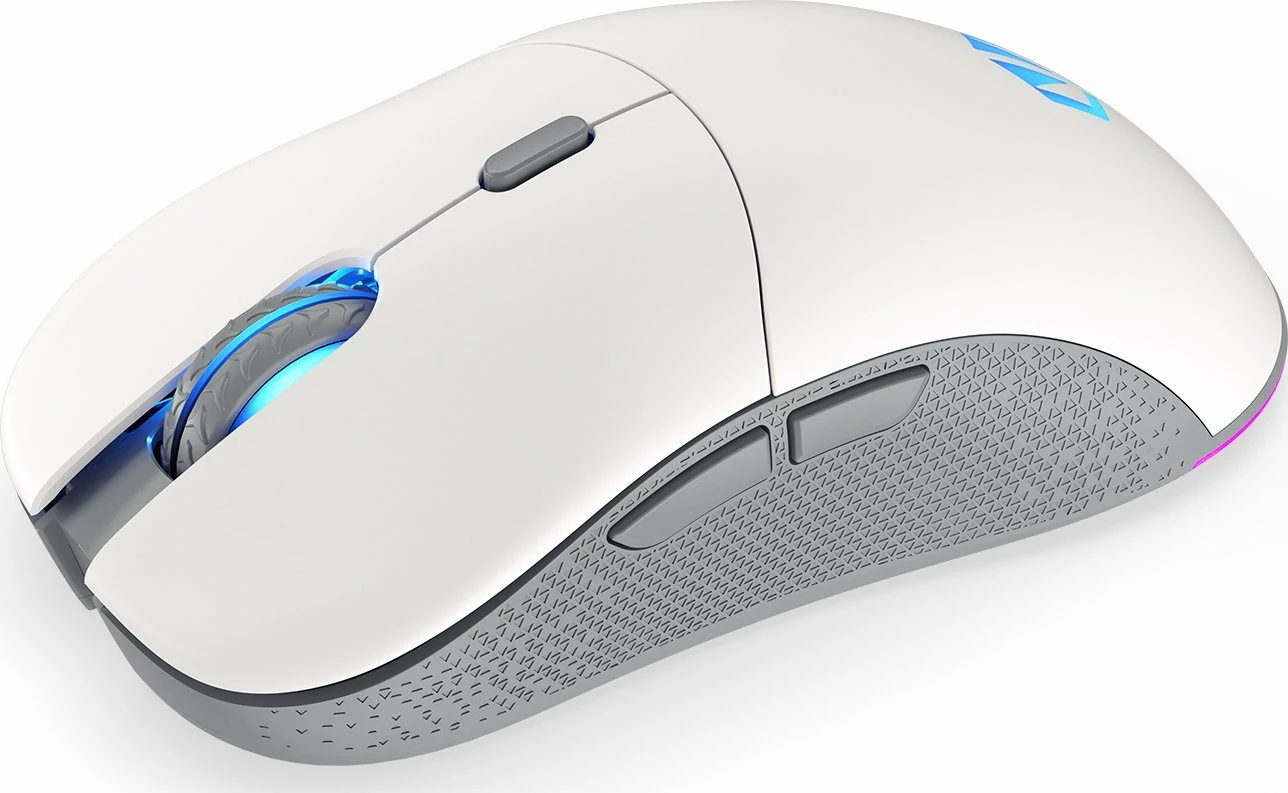 Maus Endorfy GEM Plus Wireless EY6A015 26000 DPI RGB 2.4GHz/USB 6 butona Onyx White, i bardhë