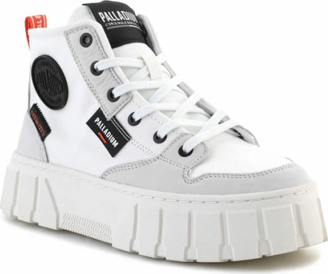 Këpucë Palladium Pallatower HI për femra, të bardha
