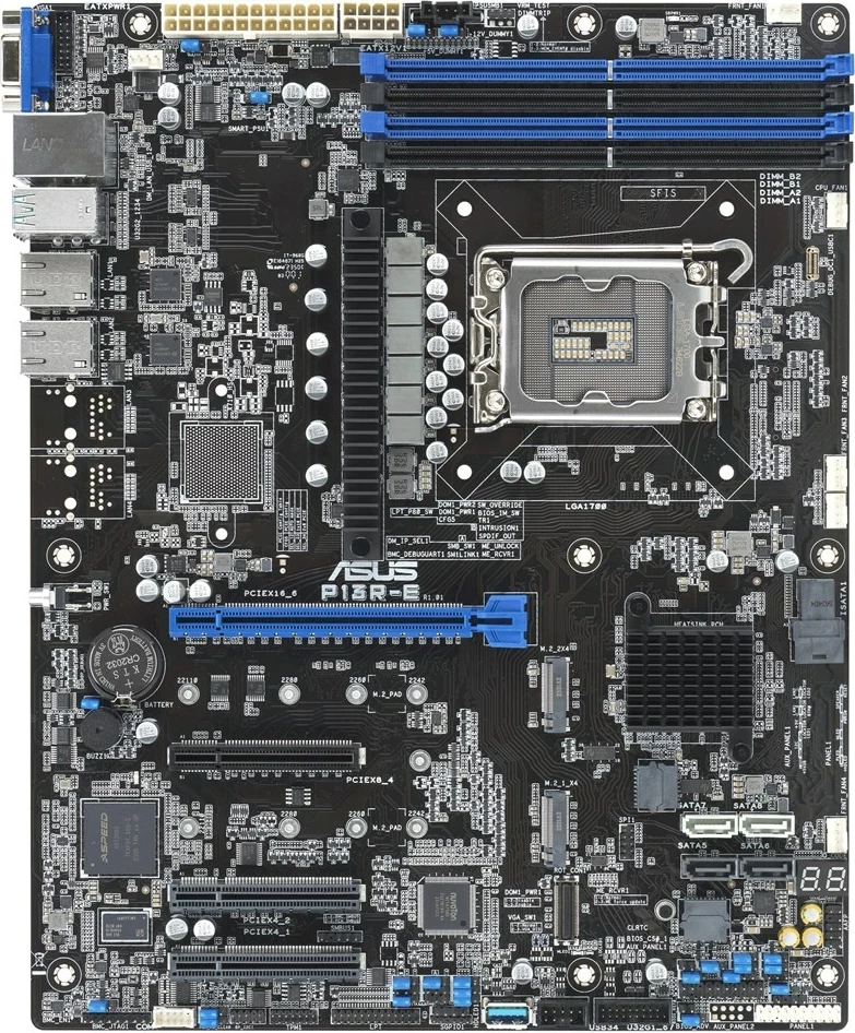 Pllakë amë ASUS P13R-E, Intel Xeon, ATX, LGA 1700, e zezë