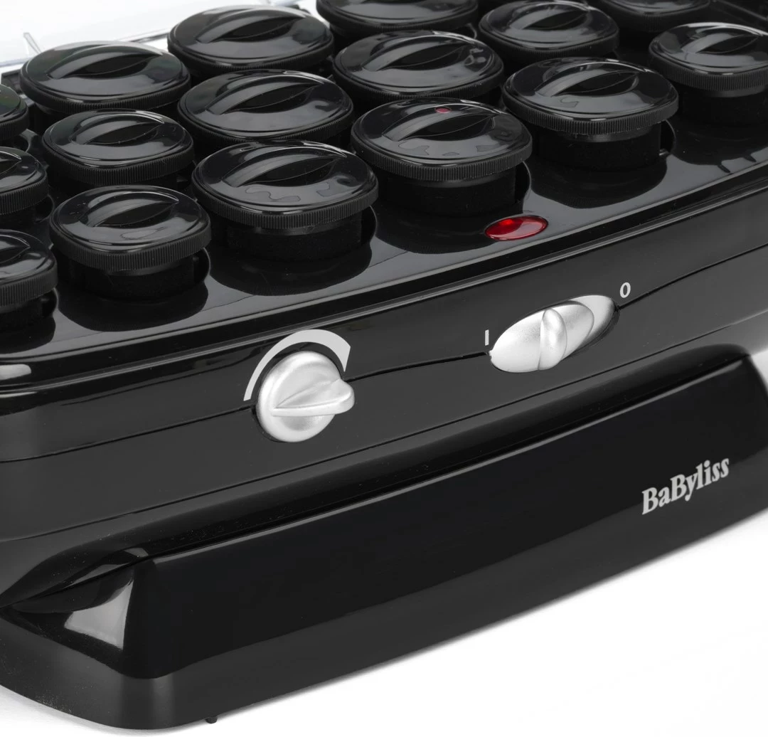 Set për stilim flokësh BaByliss Thermo Ceramic Rollers, 50 W, E zezë