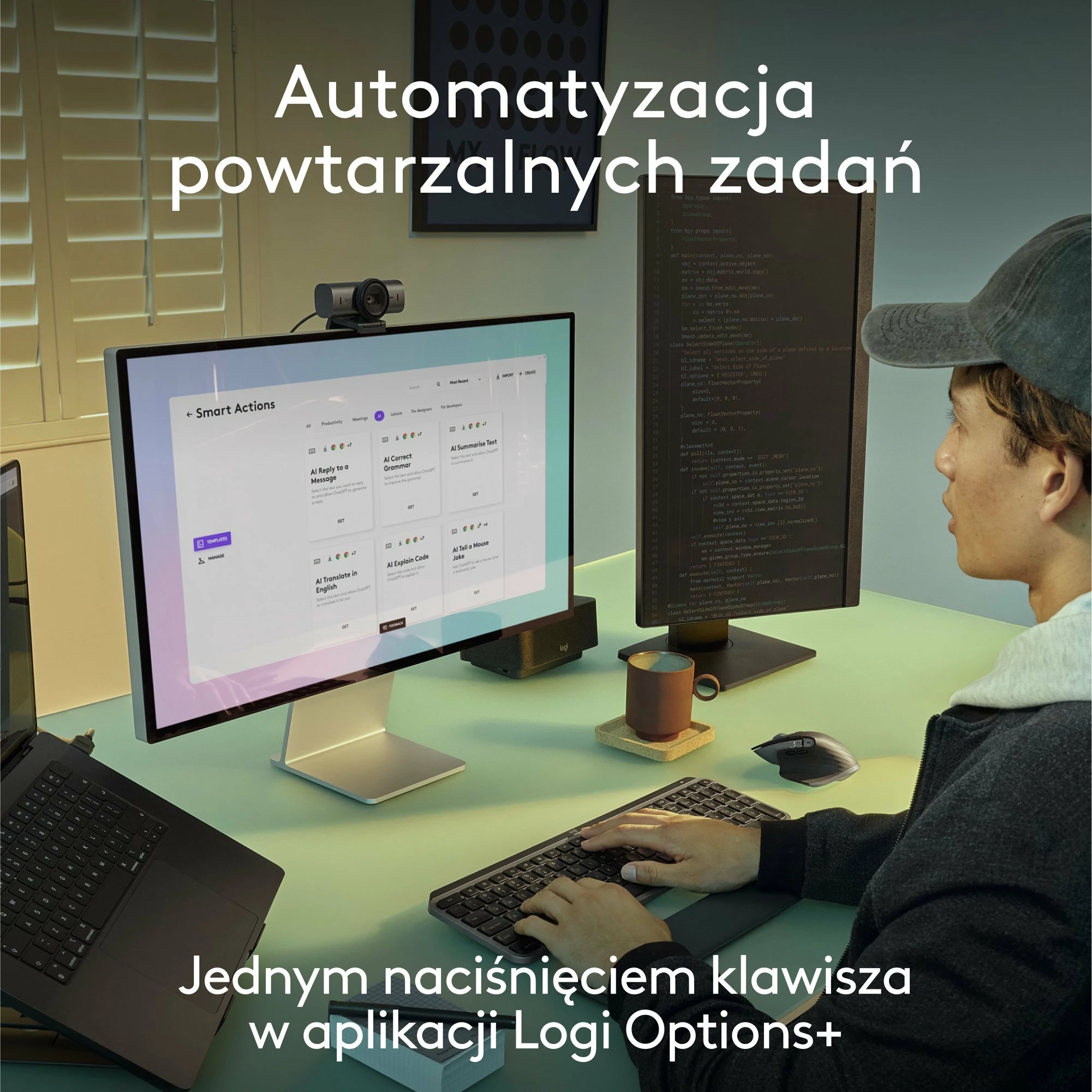 Tastierë Logitech MX Keys S for Mac 920-011638, wireless, US INTL, me ndriçim, me numpad, bardhë/gri