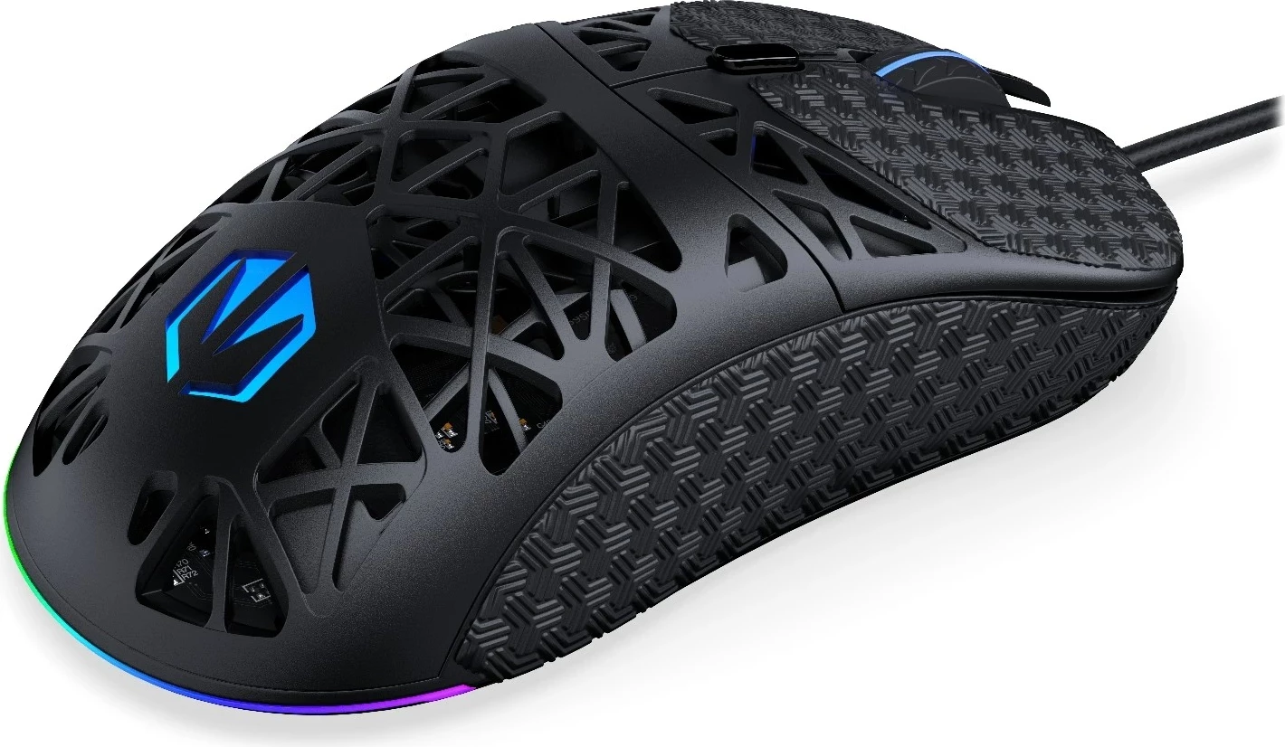 Maus gaming ENDORFY LIV EY6A020, me kabllo, 12000 DPI, i zi