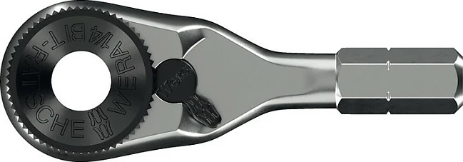 Çelës kriket mini Wera 8011 Zyklop Mini 4, 1/4", 50 mm, gri