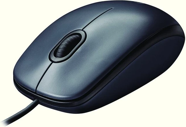 Maus LOGITECH M90 1000 DPI USB me kabllo, i zi