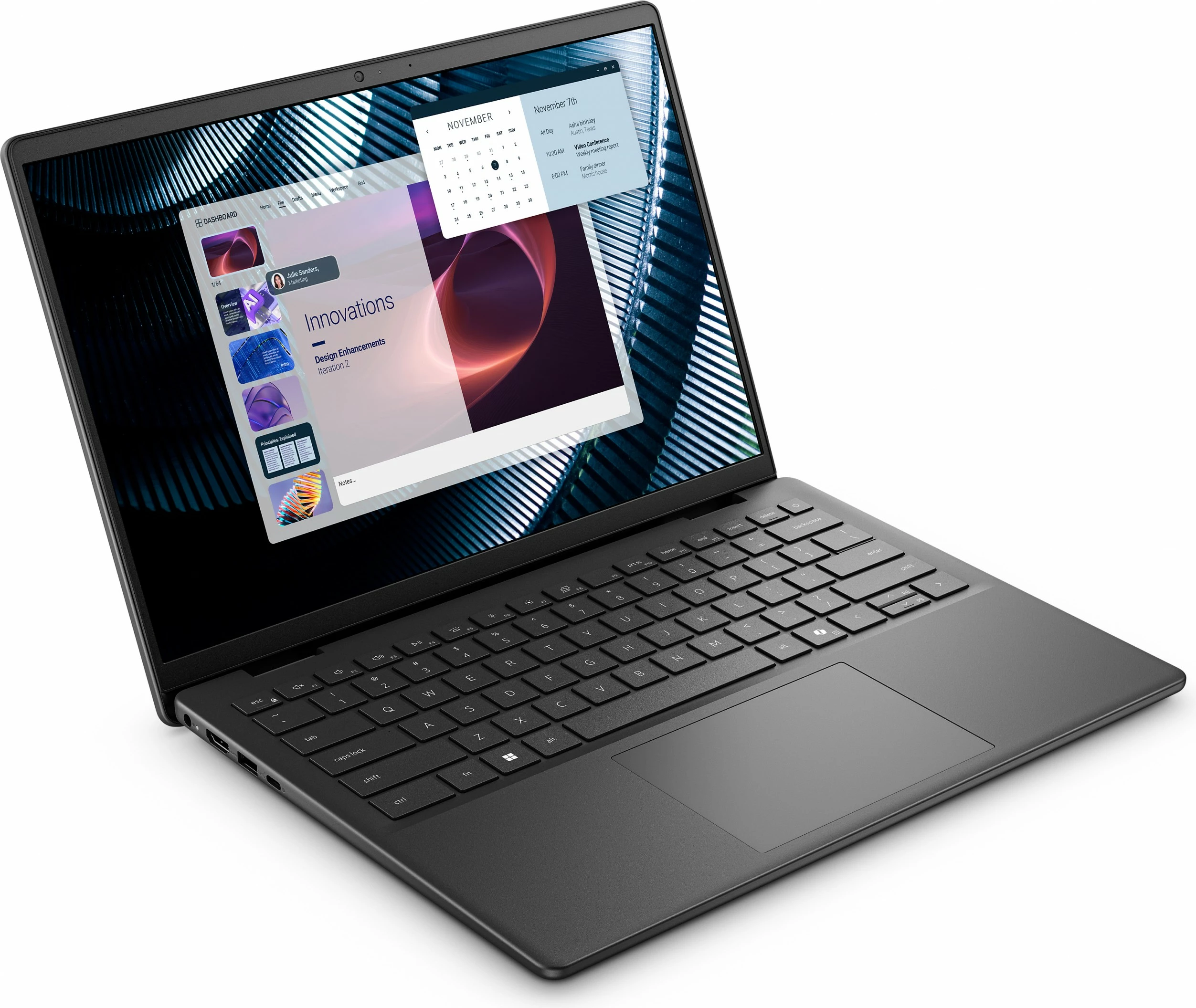 Kompjuter Dell Pro 14 Essential PV14250, C7-150U, 16GB RAM, 1TB SSD, 14 inç, Windows 11 Pro, zi