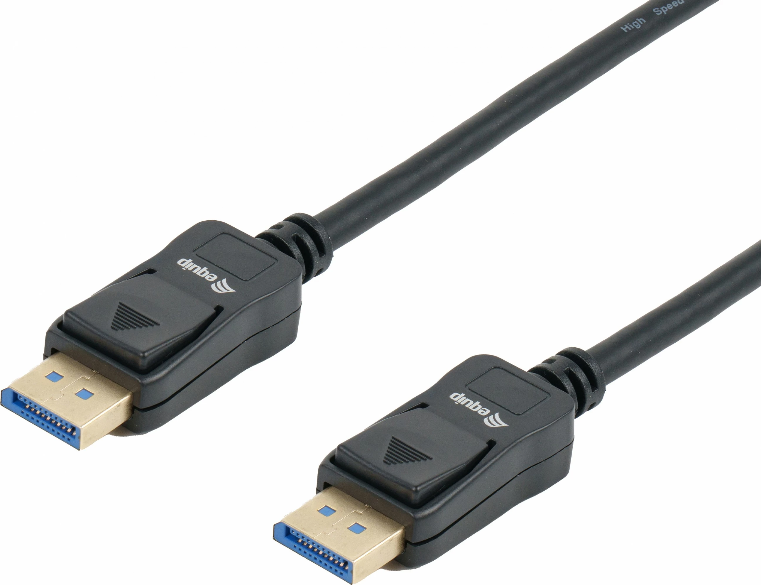 Kabllo DisplayPort 2.1 Equip 3m, 16K/60Hz, 40Gbps, e zezë