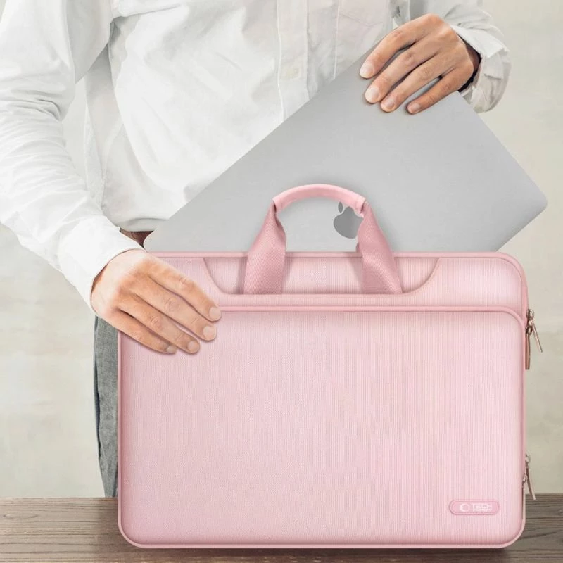 Çantë laptopi Tech-Protect Pocket 15-16, rozë