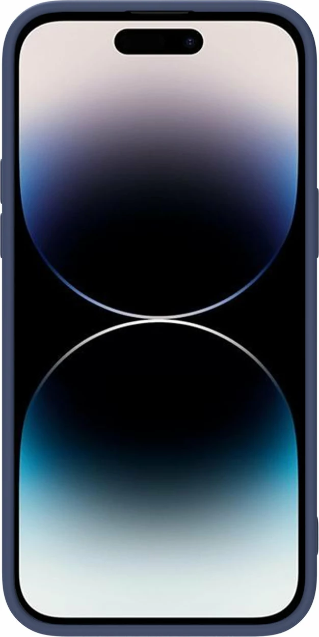 Mbështjellës Nillkin CamShield Silky Silicone për iPhone 14 Pro Max, Silikon, Kaltër