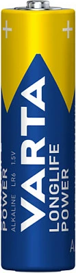 Bateri VARTA Longlife Power AA (LR6) 1.5V, paketim 40 copë, blu/verdhe