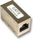Adapter lidhës RJ45 EFB Elektronik 37489.1, Cat.6, 2x RJ-45 F/F, i mbrojtur, Bronzi