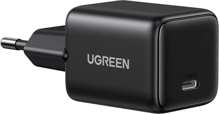 Karikues i shpejtë USB-C UGREEN 65007 30W GaN PD3.0, i zi