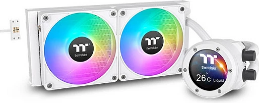 Ftohës me lëng All-in-One Thermaltake TH240 V2 Ultra EX ARGB, 240mm, Snow Edition, i bardhë