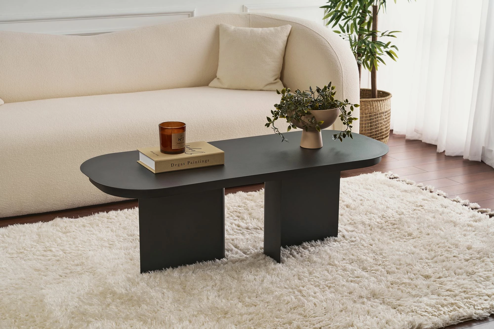 Tavolinë kafeje Skye Decor, SHB-010, metal i zi