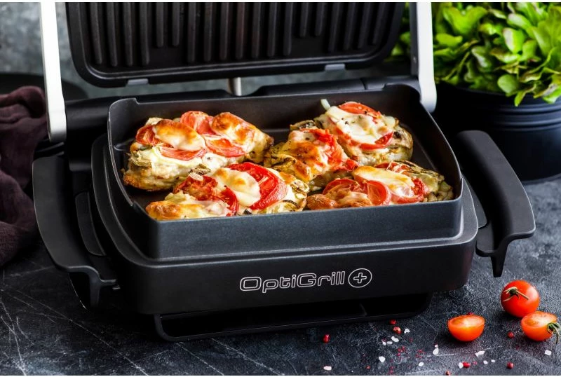 Grill elektrik Tefal Optigrill+ XL GC724D, zi/metalik