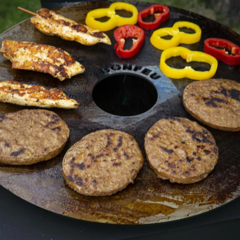 Pllakë plancha për grill Bonfeu, e zezë