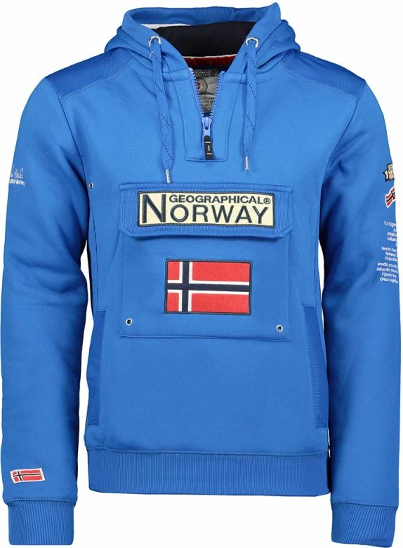 Duks për meshkuj Geographical Norway GYMCLASS MEN CAMO 100, blu