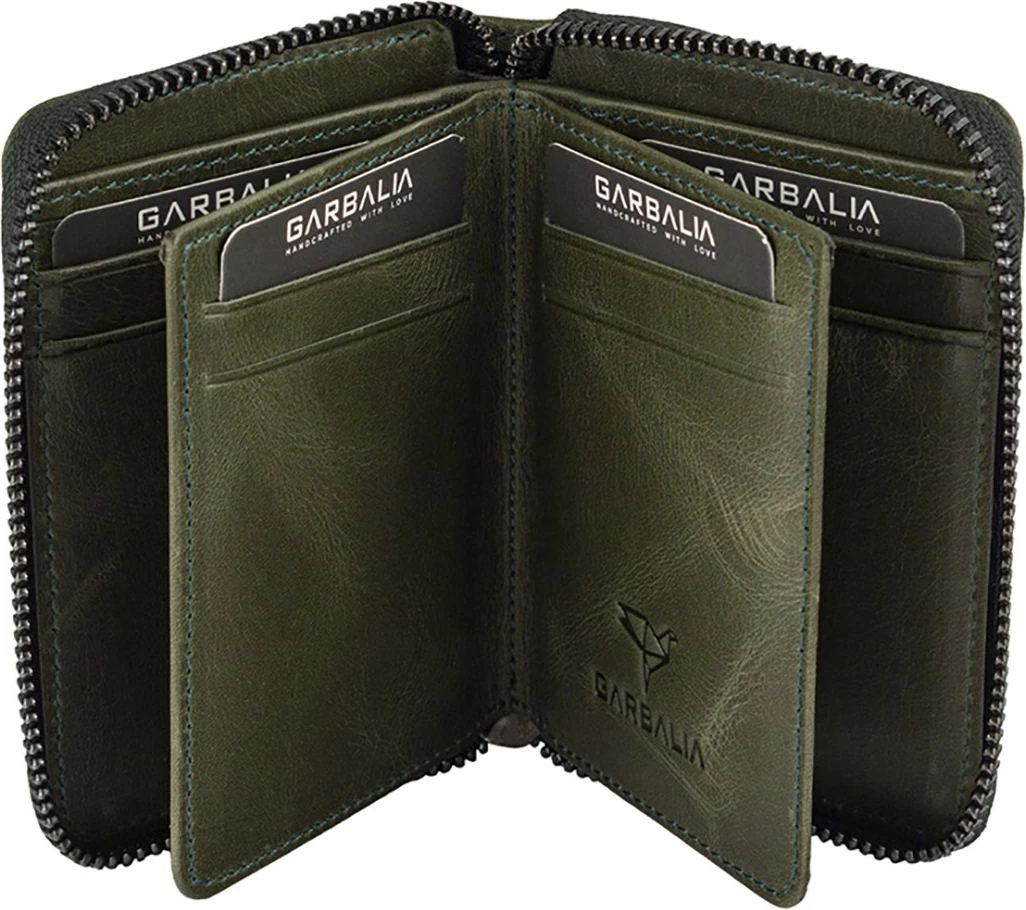 Portofol unisex Zoozie Bags Fargo, ngjyrë e gjelbër