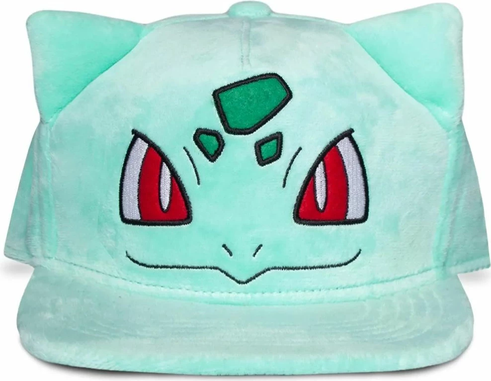 Kapele Difuzed Pokémon Bulbasaur Novelty, unisex, e rregullueshme, jeshile