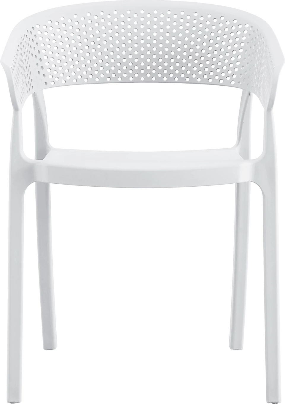 Karrige me krahë polipropileni, e bardhë, model PERFOE FH5941.01, 56x50.5x73cm 3