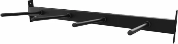 Aksesor për raft shufrash Tiguar beam plates 4 handles, i zi